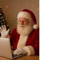 Video-call z Božičkom